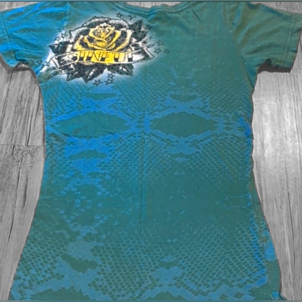 Sinful Green/Blue/Yellow Shirt